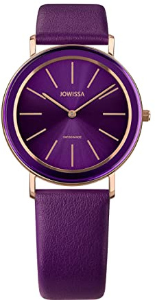 JOWISSA Violett/Rosa Alto Schweizer Damenuhr J4.385.L
