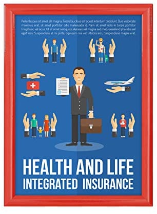 DISPLAY SALES Klapprahmen [10 St.] rot DIN A3 25 mm Plakatrahmen Wechselrahmen | Ecken auf Gehrung