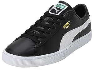 PUMA Basket Classic XXI, Scarpe da Ginnastica Uomo, Black White, 41 EU