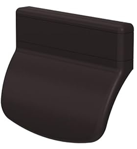 NAJDER Braun Balkontürgriff Kunstoff Balkontürschnapper Balkon Terrassentürgriff Balkongriff PVC (Braun ral. 8019)