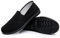 Zapatillas Chinas de Kung Fu de Lona para Artes Marciales, Zapatos de Tai Chi, Suela de Goma, Unisex, Todo Negro, Talla EU 47 (285cm)