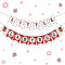 Little Ladybug Banner 15 Packungen Ladybug Motto Party Dekor für 1. 2. 3. Geburtstag und Babyparty