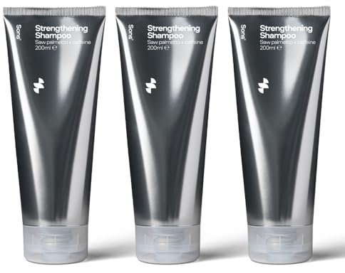 Sons Hair Growth Shampoo For Men. DHT Blocker. Thickening Formula Promotes Strong & Thick Regrowth. Contains Saw Palmetto, Argan Oil, Caffeine, & Rosemary. 3 Month Supply. Made in Europe.