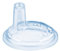 MAM Boquilla Extra Blanda para Vasos de Aprendizaje MAM, de Forma Asimétrica Ideal Transición al Vaso Normal, de Silicona SkinSoftTM Silicone, Antiderrames, Pack de 2 uds