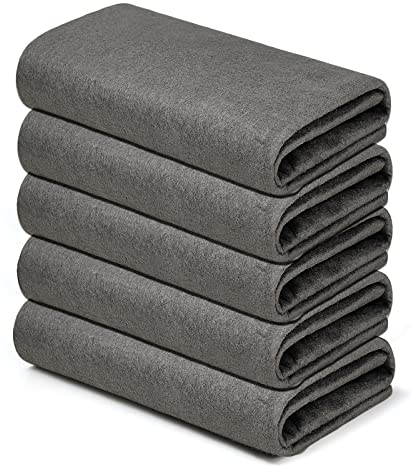 KTT Microfiber Cleaning Cloth,Reusable Thickened Magic Cleaning Cloth.Lint Free Cloth for Home,Window,Mirror Glass and Cars.(12 x 16,5 Pack)