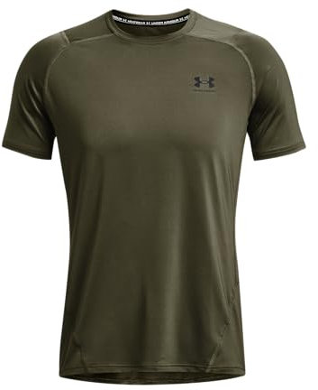 Under Armour HG Fitted T-Shirt gruenschwarz, S Herren