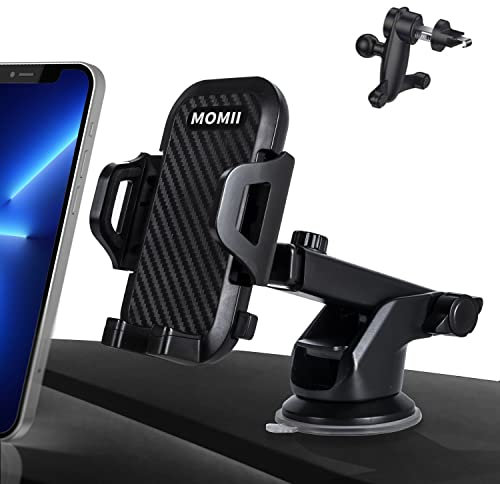 Handyhalterung auto lüftung saugnapf auto zubehör innenraum handy iphone smartphone navi handy halterung auto mobile phone holder car mount handyhalter auto spiegel auto handyhalterung (Schwarz)