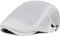 HIQIU Unisex Schirmmütze Baskenmütze Herren Atmungsaktiv Mesh, Flatcap Damen Sommer Gatsby Newsboy Barett Kappe, Schiebermütze Herren Sommer Hut Sportmütze Einstellbar 55 cm-60 cm (Weiß)