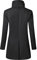 Fulidngzg Giacca Uomo Elegante Business Slim Fit Outerwear Trench Casual Lana Sottile Spolverino Lavoro Colletto Risvolto Cappotto Invernale Monopetto Giacca Lungo
