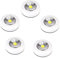 UKCOCO LED Push Lampe LED Push Licht Wandleuchte Nachtlicht Notbeleuchtung Rund