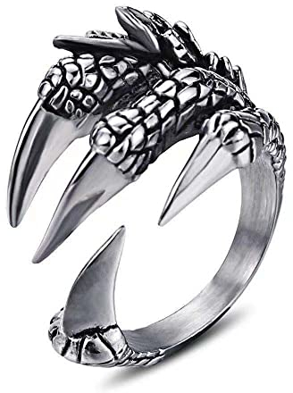 AIFUYUDM Ring Verstellbar 925 Silber Feder Ring Frauen Offene Ring Unisex Vintage Angel Ring Engels Flügel Ring für Damen Frauen Geschenk personalisiert Verlobungsringe Eheringe mit Geschenkbox