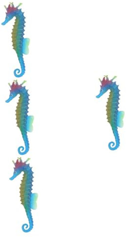 Kisangel 4stücke Simulation Dekoration Für Aquarien Künstliche Seepferdchen Aus Leuchtende Farben Für Fischbecken Langlebiges Aquarium Zubehör Lebendige Unterwasserwelt Gestalten