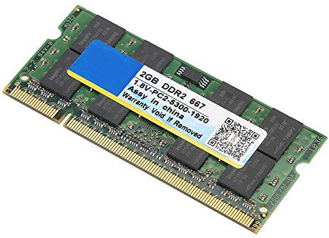 Akozon Xiede DDR2 2 GB Laptop-Speicher RAM 667 MHz 200 Pin für/Motherboard – DDR2-Speicher, 2 GB DDR2 RAM, DDR2 667 MHz, DDR2 200 Pin Laptop-Speicher RAM