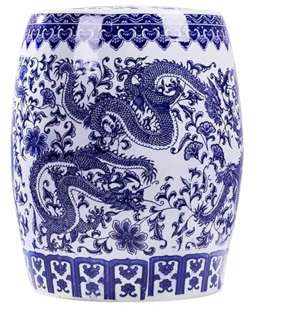 Large Food Storage Containers Rice Bucket Ceramic Grain Storage Bin Rice Storage Containe with Lid Rice Bucket Pet Dog Cat Food Dispensers(15KG)