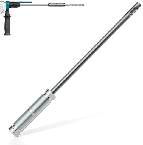 SDS Plus to SDS Plus Adapter with 3.74” Extension Shaft, Electric Extension Tool Kit for Rotary Hammer Adapted Tools, Drill Bit, Hole Saw