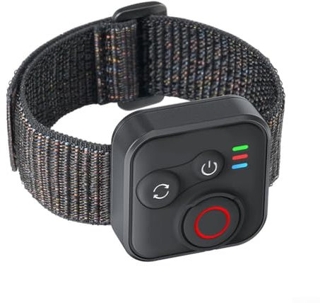 Telecomando per action camera Insta360 X5, controller wireless per fotocamera con portata di 50 m, compatibile con action cam serie X5, design leggero e compatto, ricarica rapida, nero