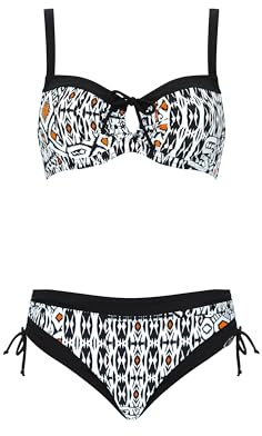Sunflair Bikini Ethno Black White Set