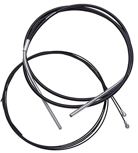 SRAM SlickWire Road Brake Cable Kit Black 5 mm (1.6 mm Coated Cable 5 mm Kevlar Reinforced Compression-Free Housing Ferrules End Caps Frame Protectors) (Special Order)