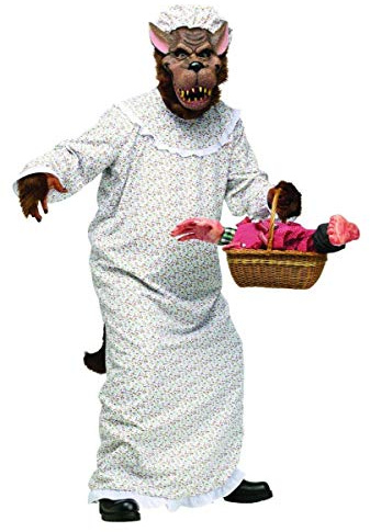 Fun World Herren Big Bad Granny Wolf Kostüm