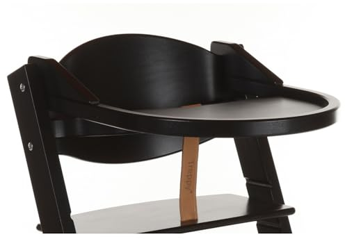 Treppy 1020 EIN zusätzlicher Schreibtisch zum Kinderstuhl Playtray, schwarz