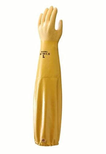 SHOWA 772 Nitrile Dipped Long Sleeve Glove - 8/M
