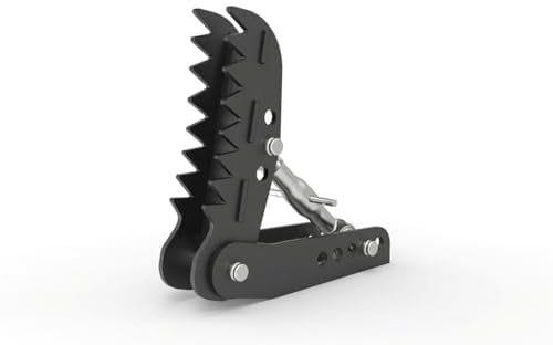 pollice escavatore per escavatori, escavatori mini, caricatori legna, dimensione 1