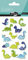 Maildor CY006O Packung mit Stickers Cooky 3D, 1 Bogen, 7,5 x 12 cm, ideal zum Dekorieren, Sammeln oder Verschenken, 1 Pack, Dino