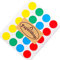 Multi-Colour Dot Stickers (x80) - 2cm Circle/Spot/Round Labels - Red, Blue, Green, Yellow