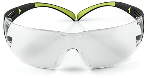 3M SF402AF Schutzbrille SecureFit, Grau, Rahmen Schwarz-Grün