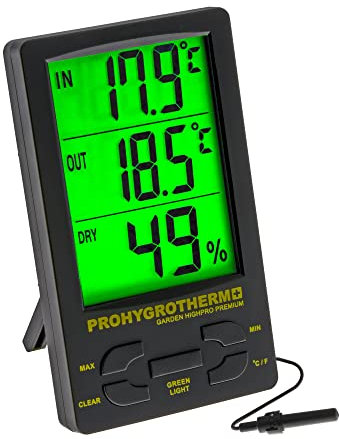 Garden HighPro Thermo-Hygrometer (hochwertige Komponenten)
