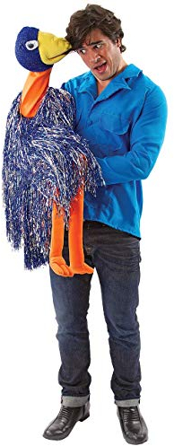 ORION COSTUMES Men's Rob and Emu Bird Ventriloquist Puppet TV Fancy Dress