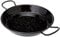 Vaello Campos Vaello La Valenciana-Paellera de Acero esmaltado, 22 cm, Negro, 22 Centimeters cm