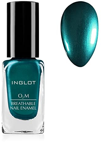 Inglot O2M Breathable Nail Enamel - Breathable nail polish for a healthy look | Long-lasting shine | Natural care | Ideal for everyday use | 11 ml | 644