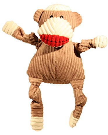 Hugglehounds 10523 Plüsch-Kordsamt, langlebig, Sockenaffe, Knottie-Spielzeug, groß