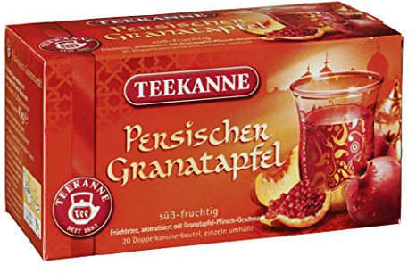 Teekanne Persischer Granatapfel 45g 20 Beutel