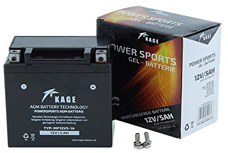 Batterie GEL KAGE Typ YTX5L-BS YTZ6S für Aprilia Honda Yamaha Suzuki Derbi KTM