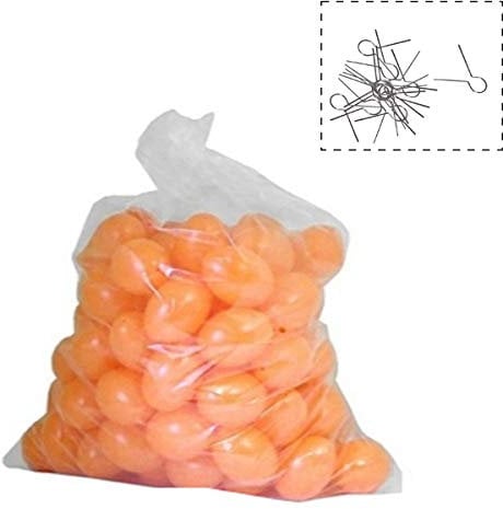 Prell Ostereier Plastik/Kunststoff mit Aufhänger/Aufhängeösen, Eier, Deko, Osterdekoration, zum Bemalen und Dekorieren ca. 60mm 100 Stück apricot