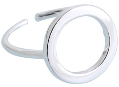 Helen de Lete Original Innovativer Kreis 925 Sterling Silber offenen Ring