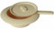 Pflegehome24® Stechbecken, Elfenbein aus Kunststoff mit Deckel - Bettpfanne Steckbecken Schieber