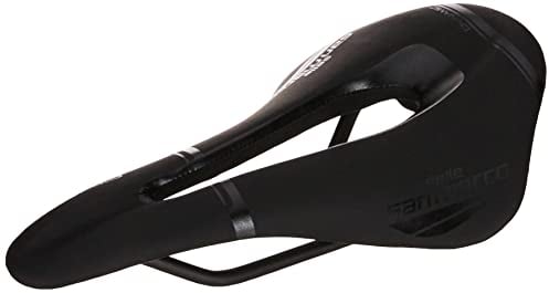 Selle San Marco SHORTFIT Dynamic - Sella per Bici da Strada, Corsa e Gravel, con Foro Anatomico e Telaio in Manganese - Taglia L3, Nero