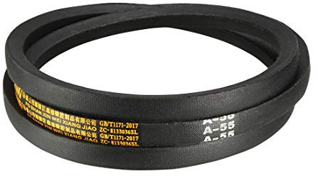 sourcing map A55 Drive V-Belts 55 Inner Length 13mm Width 8mm Thick JIS Standard A-Section Rubber Drive Industrial Transmission Belt