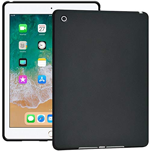 Verco Cover compatibile con Apple iPad Air (2013) Case di Silicone Tablet Custodia per il Modello A1474 / A1475 Astuccio - Nero