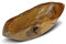 Kinaree Teak Schale Boot groß - 60cm Deko Obstschale - Massivholzschale in Form eines Schiffes