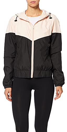 Urban Classics Tb3638-ladies Arrow Windbreaker Giacca a Vento, Rosa Chiaro/Nero, M Donna