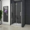 AICA SANITARIOS Mampara de Ducha Puerta Plegable Cristal 6mm Antical 1100x1850cm Modern