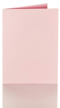 Paper24 Faltkarten A6 240g/m² Rosa