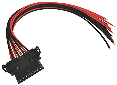Aukson D38 Auto KFZ LKW OBD2 16-Pin Adapterkabel, 30cm, kompatibel mit Kia, Hyundai und weiteren Marken – Robuste Einbaubuchse für präzise Diagnose