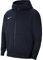 Nike Sweat à Capuche de Football Zippé en Molleton pour jeunes Unisexe - Bleu (Obsidienne/Blanc) - Taille S