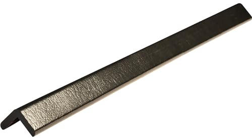SHG | Eckenschutzprofil | 1000 x 45 x 45 mm | Metall | wiederverwendbar | Typ H, Removable, 1-m-Stück, schwarz