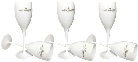 6 x Moët & Chandon Champagne Glasses ICE Imperial Champagne Glasses Set Ibiza